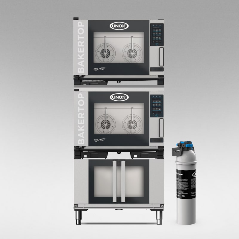 Stort koncept 2: 2 x Bakertop Plus 4 plader (60 x 40 cm) med raskeskab og vandfilter