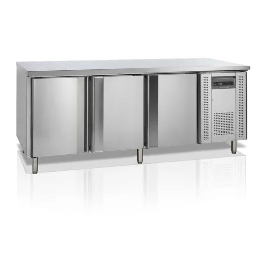 Kølebord til 60 x 40 cm bakker BK310 fra Tefcold (Evt. med skuffer)