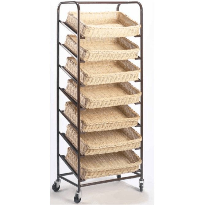 Kurvestativ med 7 kurve 60 x 40 x 10 cm