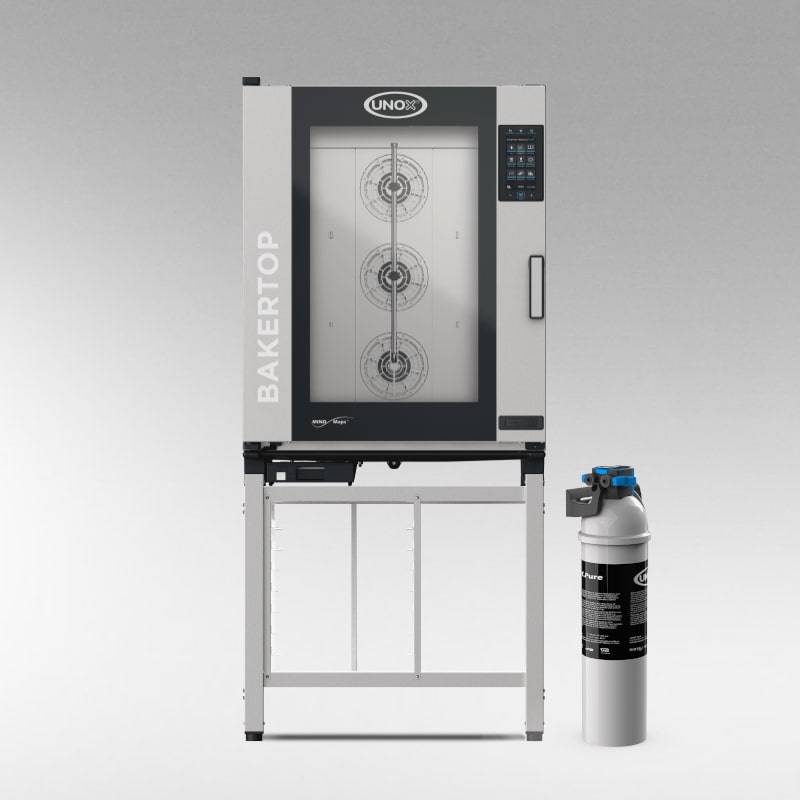 Stort koncept 1: Bakertop Plus 10 plader (60 x 40 cm) på stativ med vandfilter