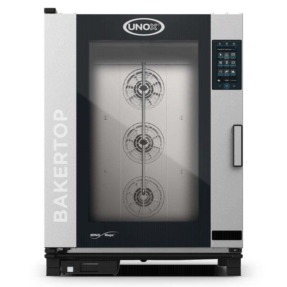 Unox Bakertop Plus - 10 plader - 60 x 40 cm (med damp og vaskesystem)