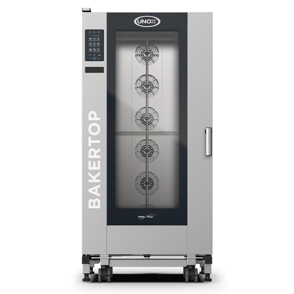 Unox Bakertop Plus - 16 plader - 60 x 40 cm (med damp og vaskesystem)
