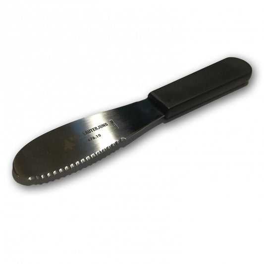 Smørkniv, 10 cm, sort